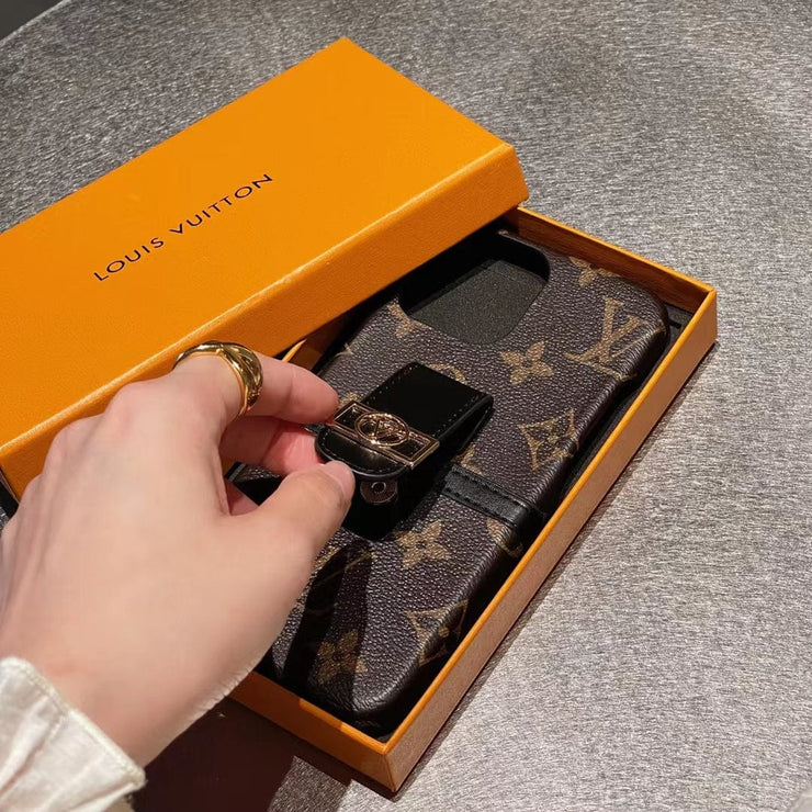 Looopix Louis Vuitton Back Pocket Case for iPhone 14