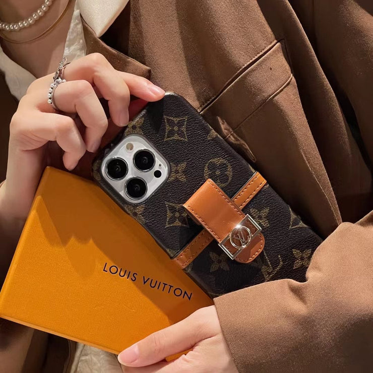 Looopix Louis Vuitton Back Pocket Case for iPhone 14
