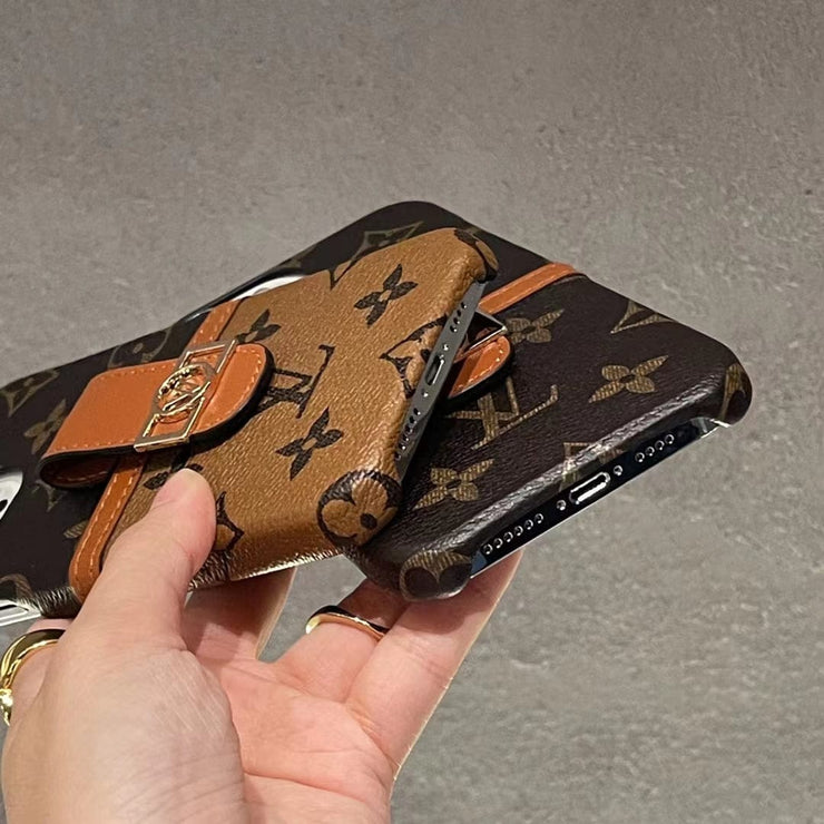 Looopix Louis Vuitton Back Pocket Case for iPhone 14