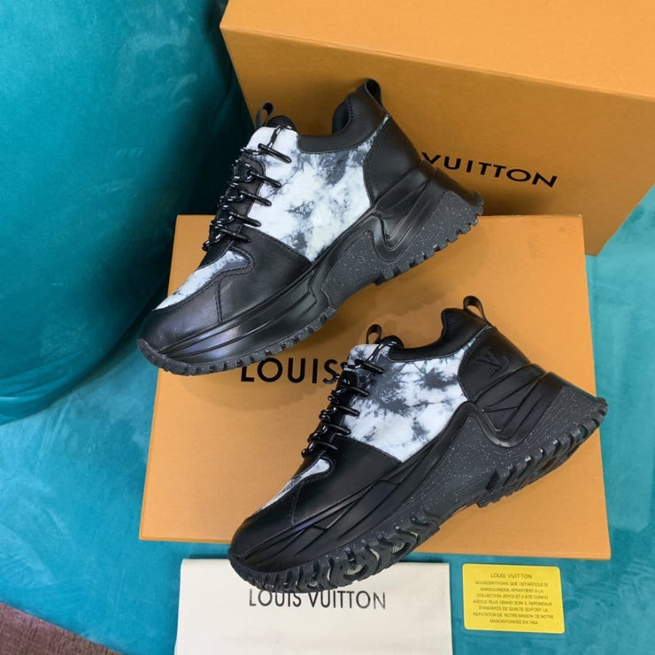 Looopix Louis Vuitton Black High Top Sneakers