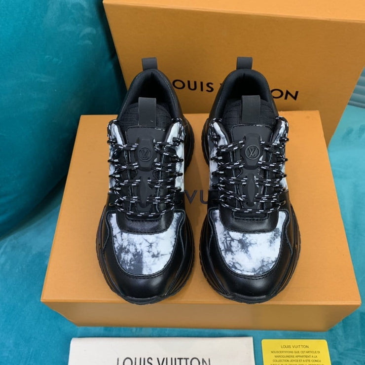 Looopix Louis Vuitton Black High Top Sneakers