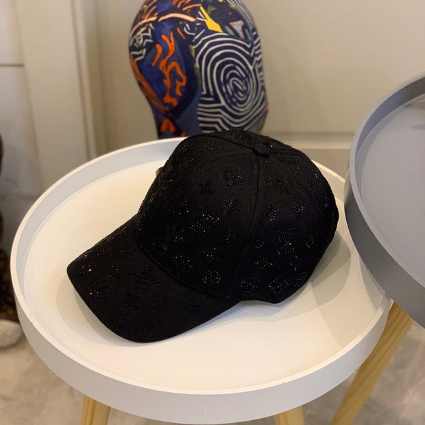 Looopix Louis Vuitton Black Monogram Cap