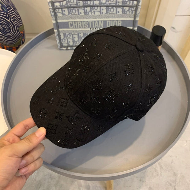 Looopix Louis Vuitton Black Monogram Cap