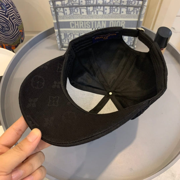 Looopix Louis Vuitton Black Monogram Cap