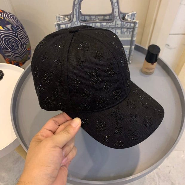 Looopix Louis Vuitton Black Monogram Cap