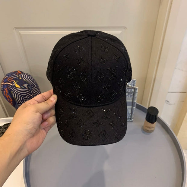Looopix Louis Vuitton Black Monogram Cap