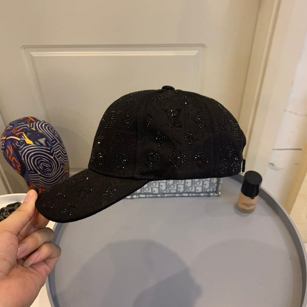 Looopix Louis Vuitton Black Monogram Cap