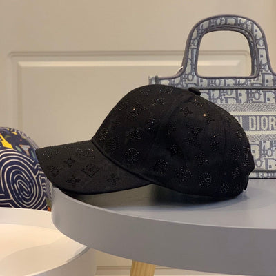 Looopix Louis Vuitton Black Monogram Cap