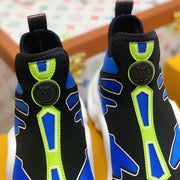 Looopix Louis Vuitton Blue High Top Sneakers