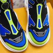 Looopix Louis Vuitton Blue High Top Sneakers