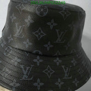 Looopix Louis Vuitton Brown Monogram Leather Bucket Hat