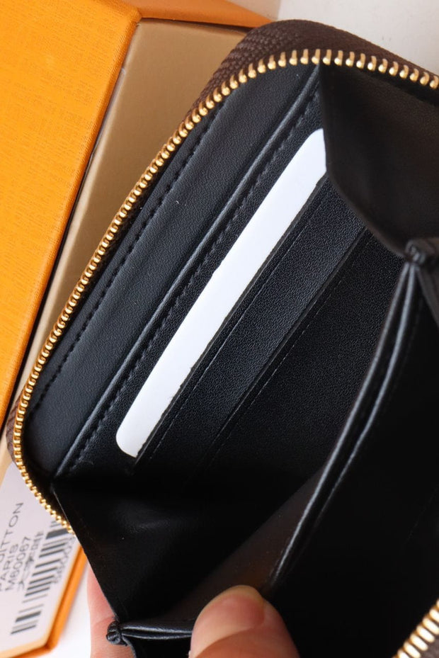Looopix Louis Vuitton Brown Monogram Purse | Leather Wallet for Women