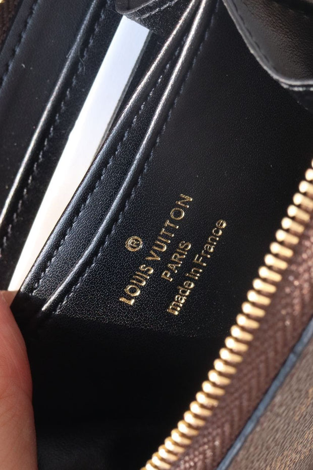 Looopix Louis Vuitton Brown Monogram Purse | Leather Wallet for Women