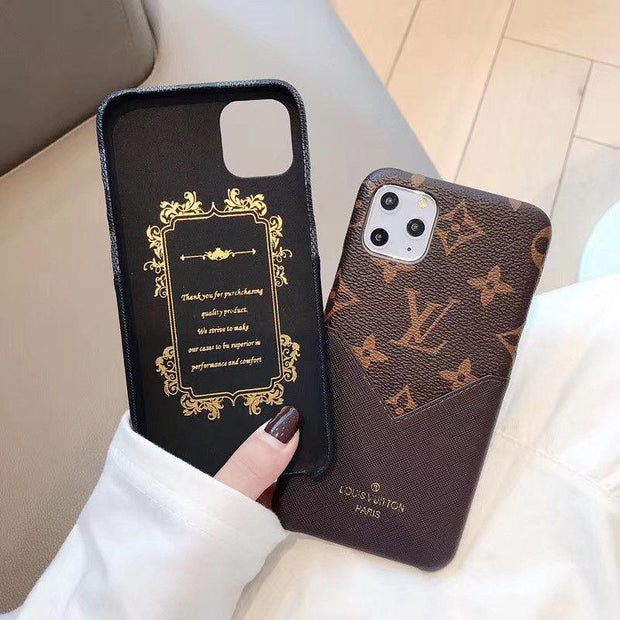 Looopix Louis Vuitton Card Holder Case for iPhone