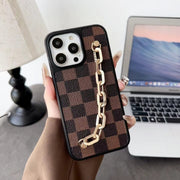 Looopix Louis Vuitton Chain-Accent Designer iPhone Cases