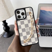 Looopix Louis Vuitton Chain-Accent Designer iPhone Cases