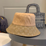 Looopix Louis Vuitton Classic Beige Monogram Bucket Hat