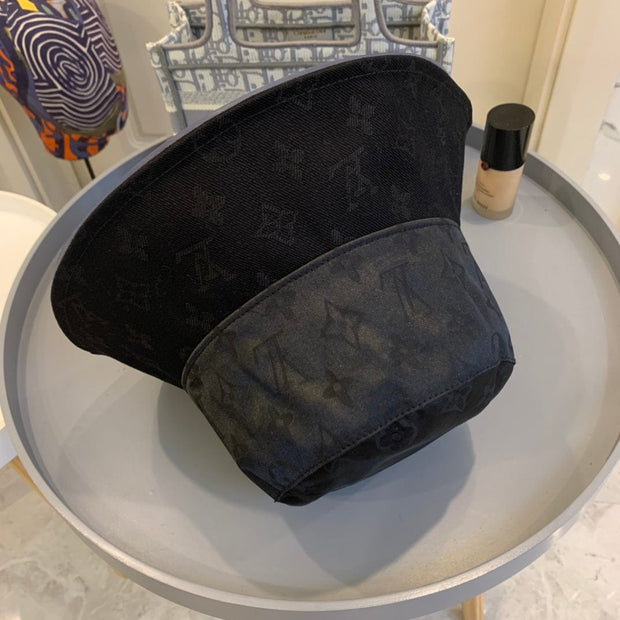 Looopix Louis Vuitton Classic Black Monogram Bucket Hat