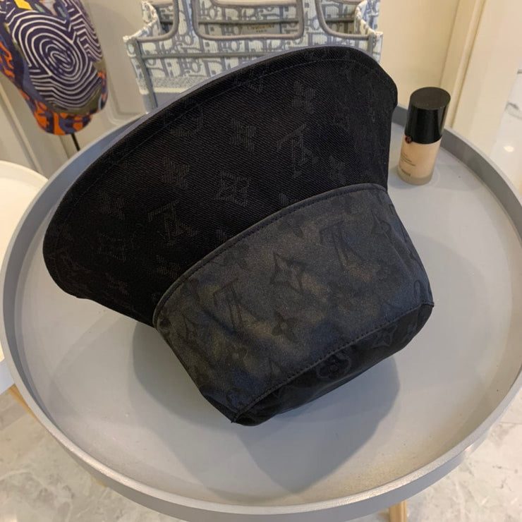 Looopix Louis Vuitton Classic Black Monogram Bucket Hat
