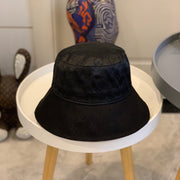 Looopix Louis Vuitton Classic Black Monogram Bucket Hat