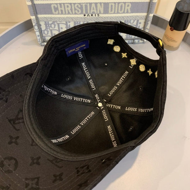 Looopix Louis Vuitton Classic Black Monogram Cap
