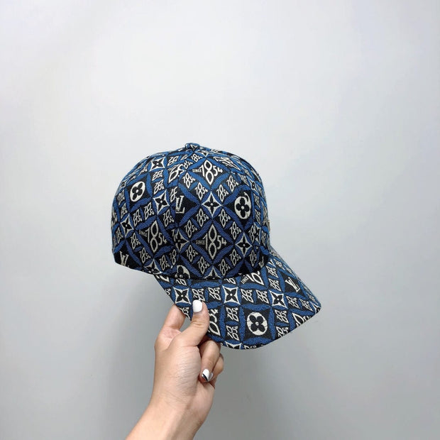Looopix Louis Vuitton Classic Blue Monogram Cap