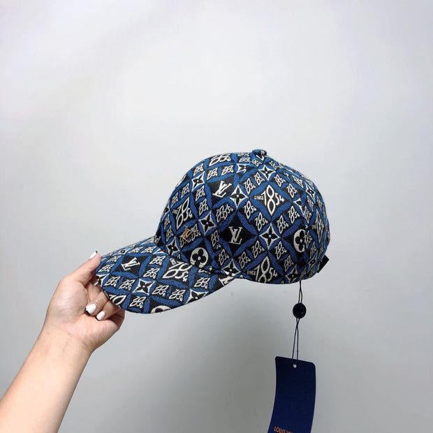 Looopix Louis Vuitton Classic Blue Monogram Cap