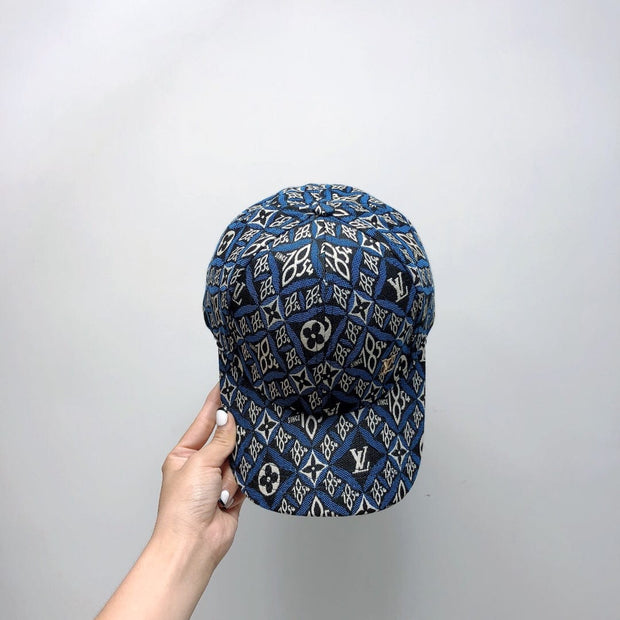 Looopix Louis Vuitton Classic Blue Monogram Cap