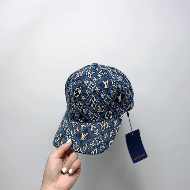 Looopix Louis Vuitton Classic Blue Monogram Cap