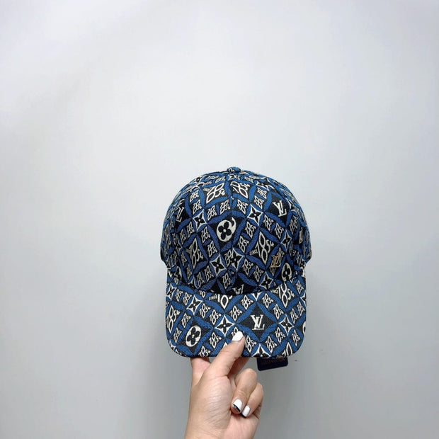 Looopix Louis Vuitton Classic Blue Monogram Cap