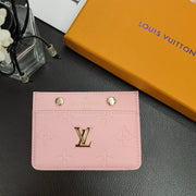 Looopix Louis Vuitton Colorful Leather Card Holder Wallet
