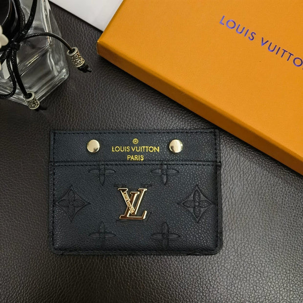 Looopix Louis Vuitton Colorful Leather Card Holder Wallet