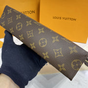 Looopix Louis Vuitton Damier and Monogram Canvas Toiletry Wallet Pouch - Black, Brown, and Monogram