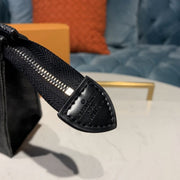 Looopix Louis Vuitton Damier and Monogram Canvas Toiletry Wallet Pouch - Black, Brown, and Monogram