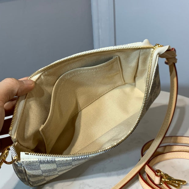 Looopix Louis Vuitton Damier and Monogram Crossbody Bag