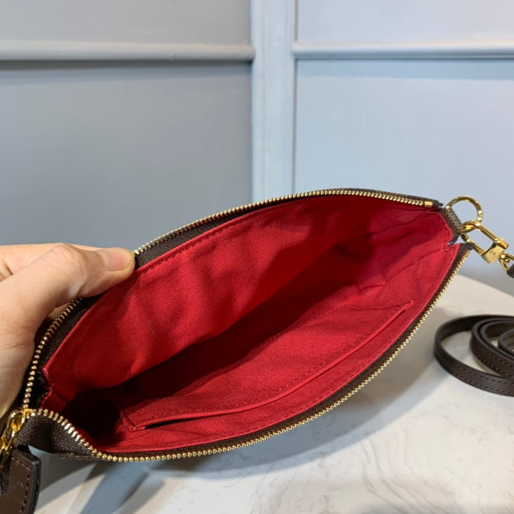 Looopix Louis Vuitton Damier and Monogram Crossbody Bag