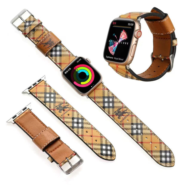 Looopix Louis Vuitton Durable Leather Watch Band 38/40/41/42/44/45/49 mm