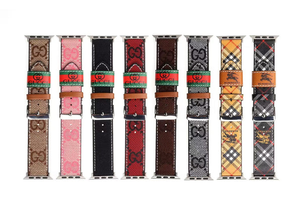 Looopix Louis Vuitton Durable Leather Watch Band 38/40/41/42/44/45/49 mm
