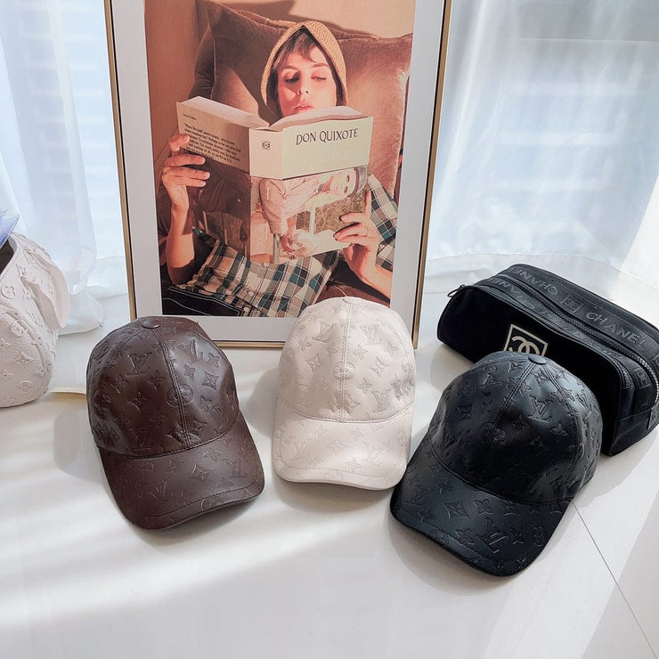 Looopix Louis Vuitton Elegant Off-White Monogram Cap