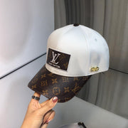 Looopix Louis Vuitton Elegant White & Brown Cap for Men | Men Cap's
