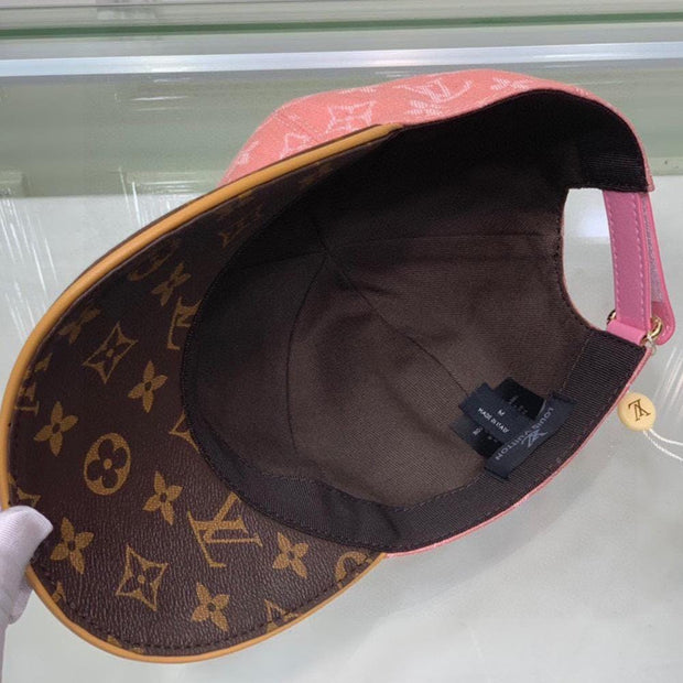 Looopix Louis Vuitton Elite Pink & Brown Cap | Cap for Men