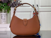 Looopix Louis Vuitton Essential V Shoulder Bags (Black-White-Brown)