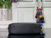Looopix Louis Vuitton Essential V Shoulder Bags (Black-White-Brown)