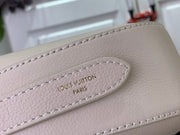 Looopix Louis Vuitton Essential V Shoulder Bags (Black-White-Brown)