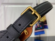 Looopix Louis Vuitton Essential V Shoulder Bags (Black-White-Brown)