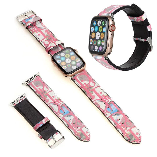 Looopix Louis Vuitton Exotic Leather Watch Band 38/40/41/42/44/45/49 mm