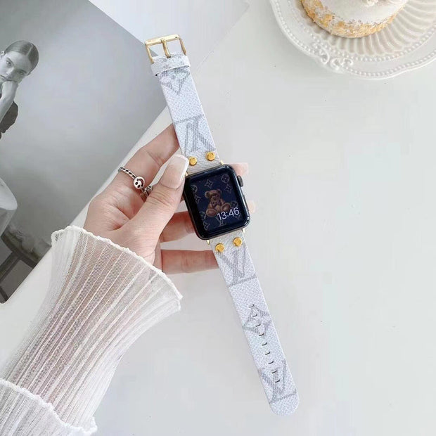 Looopix Louis Vuitton Exotic Leather Watch Band 38/40/41/42/44/45/49 mm