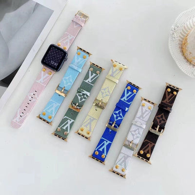 Looopix Louis Vuitton Exotic Leather Watch Band 38/40/41/42/44/45/49 mm