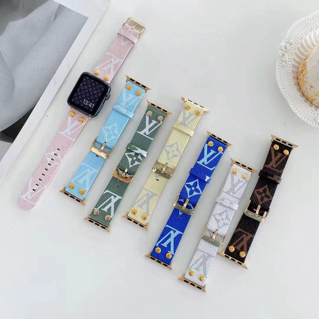 Looopix Louis Vuitton Exotic Leather Watch Band 38/40/41/42/44/45/49 mm