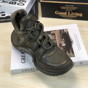 Looopix Louis Vuitton Futuristic Dark Green Sneakers for men